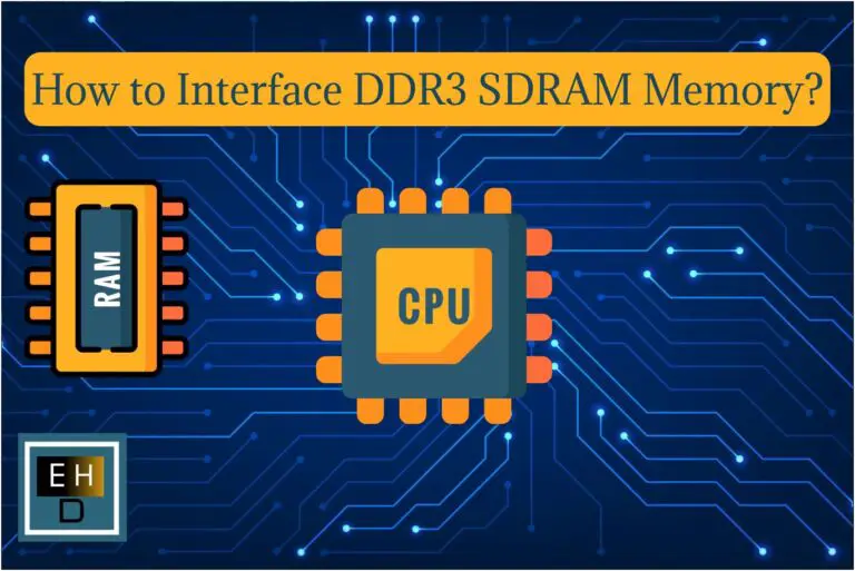 How to interface DDR3 SDRAM