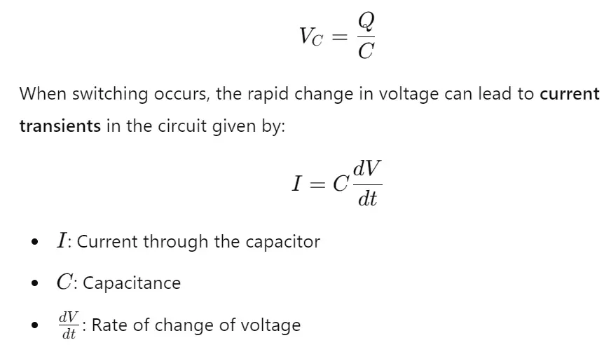 Capacitive transient eq2