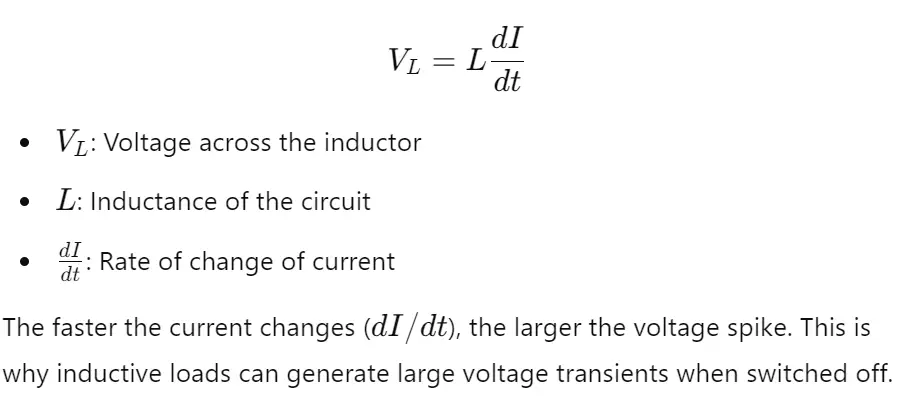 Inductive transient eq1