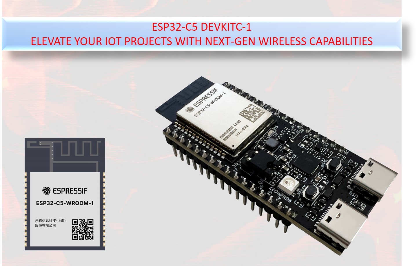 ESP32-C5 DevKitC-1 Elevate Your IoT Projects with Next-Gen Wireless Capabilities