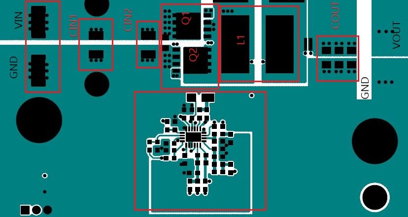 DC-DC-BUCK Converter External FET layout