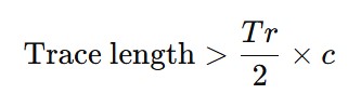 trace length formula