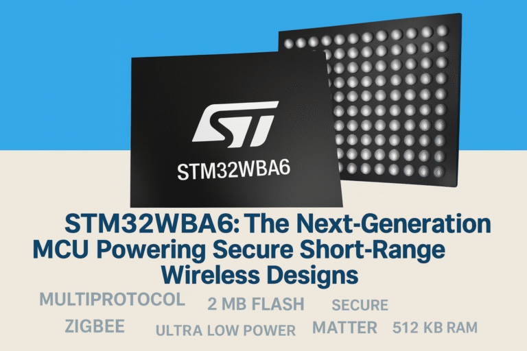 STM32WBA6 The Next-Generation MCU Powering Secure Short-Range Wireless Designs